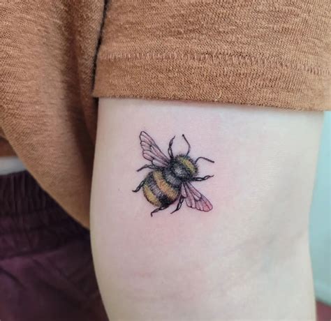 bumble bee tattoo for men.